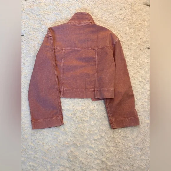 LOFT Dusty Rose Button-Up Jacket - Picture 3 of 9